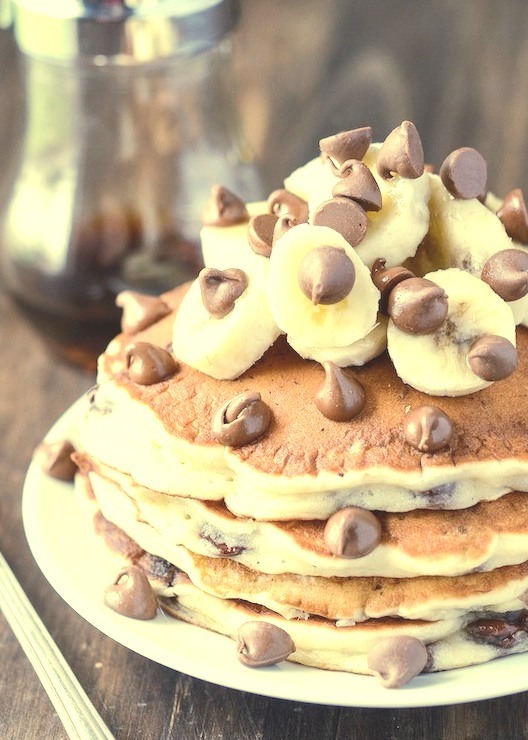 Recipe: Banana Chocolate Chip Pancakes