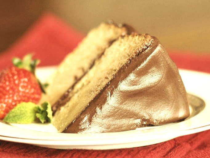 Recipe: Yellow Cake with Chocolate Fudge Frosting