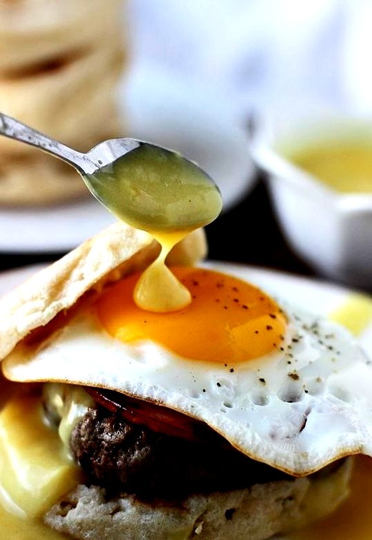 Eggs Benedict Burgers (Cooking For Keeps)