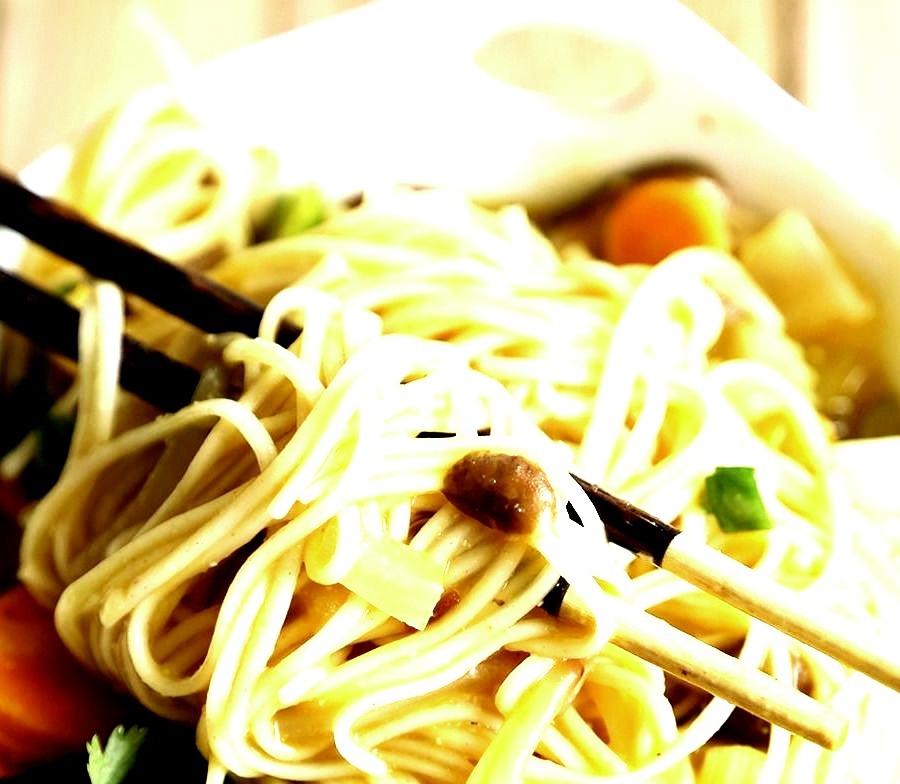  Miso Vegetable Whole Wheat Noodle Soup / Recipe