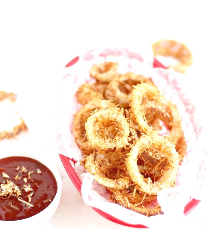 Toasted Coconut Onion Rings