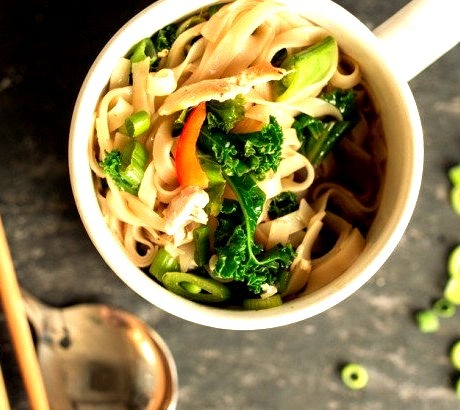 Homemade Chicken and Vegetable Pot Noodle (Instant Noodles)Source